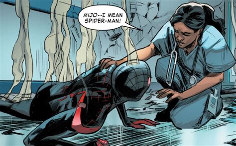 miles morales mom spiderverse|The Touching Spider